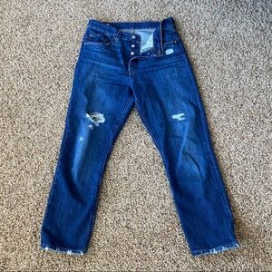 Levi 501 cropped jean